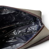 ESTUCHE DE VIAJE HOMBRE CAFE PARDO
