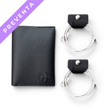 KIT DE VIAJE HOMBRE NEGRO
