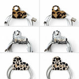 KIT x6 PORTA CABLES ANIMAL PRINT