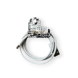 KIT x6 PORTA CABLES ANIMAL PRINT