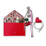 Kit x3 rojo/cereza para el bolso